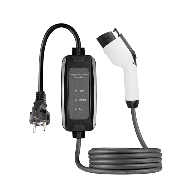 1 fasi 3,5kW/7KW Caricatore EV portatile Cee Schuko Plug Model 2 
