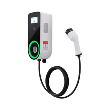 JT30 RFID Card Wallbox EV Station di ricarica （16A 32A 7.2KW 11KW 22KW） con cavo SAE J1772 di lunghezza personalizzata o personalizzato o cavo IEC 62196