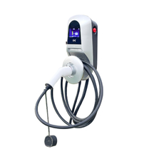 JT20 BASIC EV di ricarica stazione （16A 32A 7.2KW 11KW 22KW） con cavo di lunghezza 5 m o personalizzato SAE J1772 e IEC 62196-2 Plug-Evtaurus 